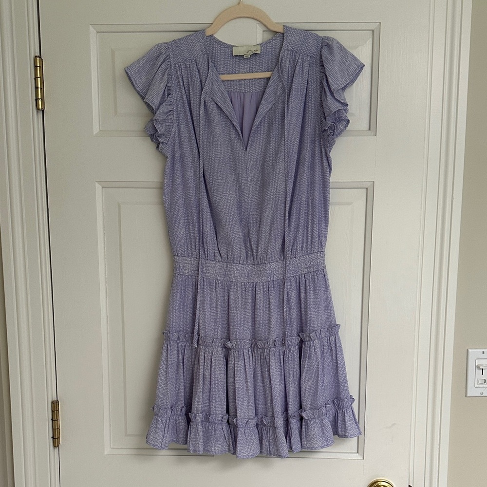 Pinch Lavender Ruffle Mini Dress